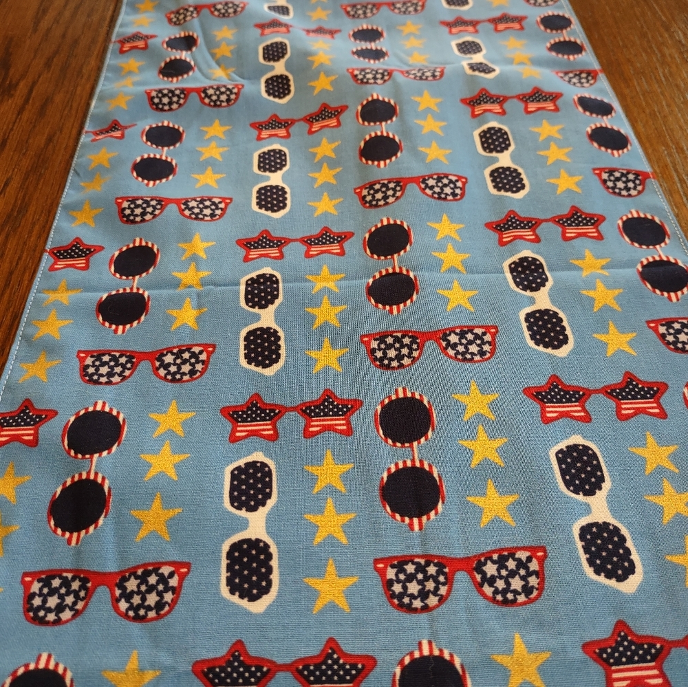 Summertime Patriotic table runner